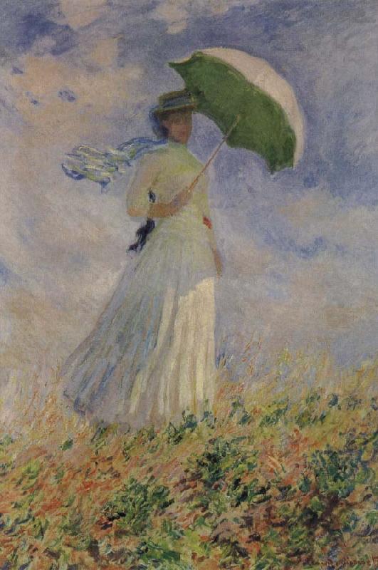 Claude Monet Study of a Figure Outdoors